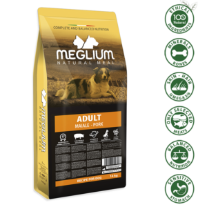 Meglium perros cerdo 14kg