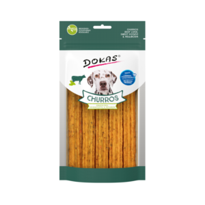 Dokas churros de hígado y boniato para perros