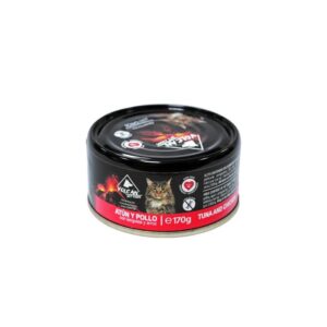 Lata para gatos atún pollo con langosta y arroz 170g