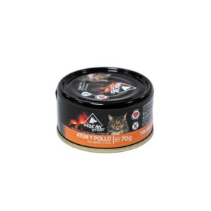 Lata para gatos atún pollo salmón 70g