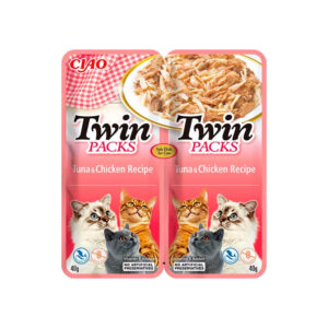 Churu Twin Packs Atún y Pollo en Caldo de Atún para Gatos