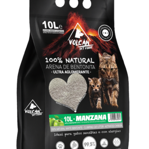 Volcán arena gato aroma manzana