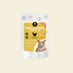 Crema de huesos de pollo de corral ecológico - con hígado para gatos