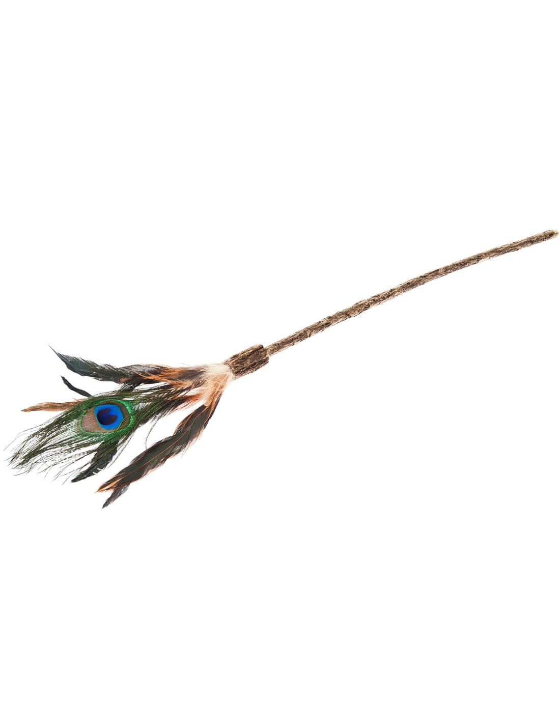 cana-de-madera-con-plumas-de-pavo-real-para-gatos