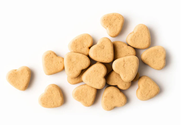 corazones conejo liofilizados