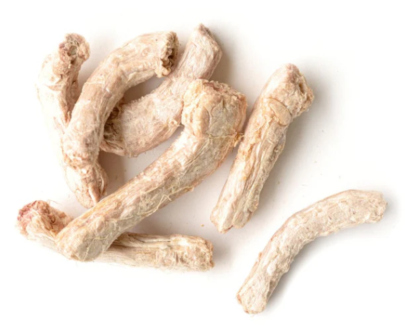 cuellos de pollo liofilizado