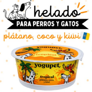 Yogupet Helado Tropical para Gatos y Perros