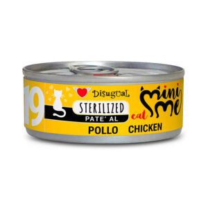 Disugual comida húmeda de pollo para gatos esterilizados