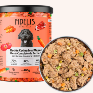 Fidelis Ternera con boniato, manzana y brócoli (tarro de 400 g)