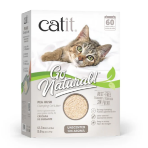 Arena para Gatos Aglomerante de Cáscara de Guisante Go Natural