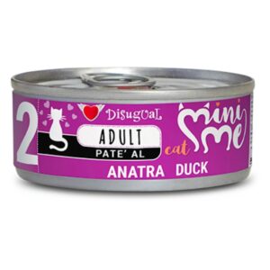 Disugual comida húmeda de pato para gatos
