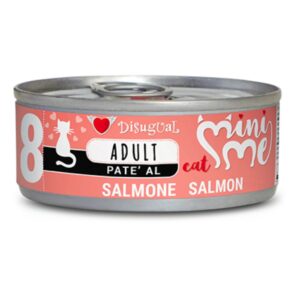 Disugual comida húmeda de salmón para gatos