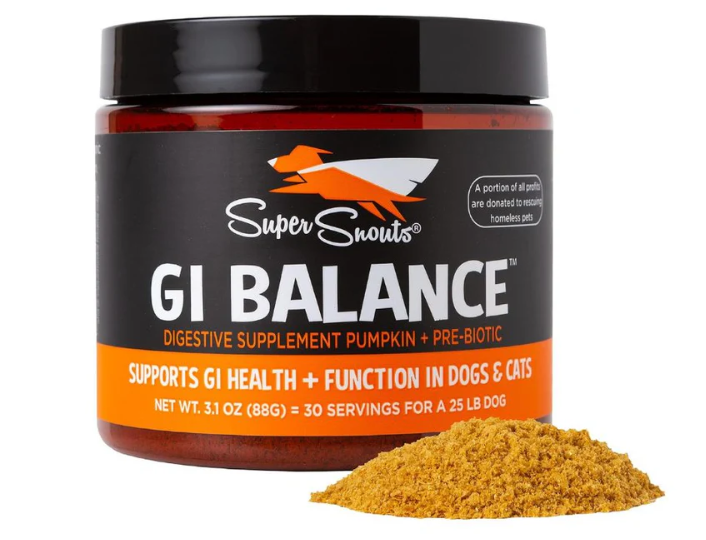 Super Snouts GI Balance 88 gr. Regulador Gastrointestinal 100% Natural. Prebiótico. Ayuda a microbiota.