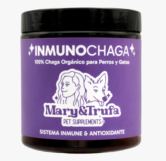 Mary&Trufa InmunoChaga 75 G. Inmunomodulador y antioxidante. Salud de articulaciones, piel y digestión