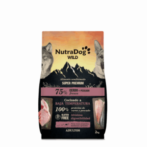 NutraDog-Pienso semihúmedo Cerdo y Pescado