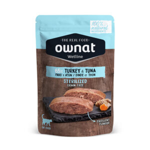 Ownat Pouch gatos esterilizados Pavo y Atún