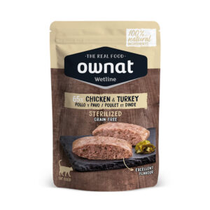 Ownat Pouch gatos esterilizados Pavo y Pollo