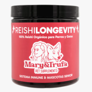 Mary&Trufa Reishi Longevity 75 g. Regula y Refuerza el Sistema Inmune. Apoyo mascotas senior.