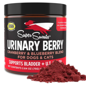 Super Snouts Urinary Berry 75 gr. Ayuda al Tracto Urinario. Antioxidante Natural. Vitamina C.