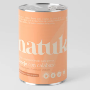 Natuka lata de Conejo para perros 400g