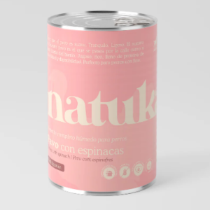 Natuka lata de Pavo para perros 400g