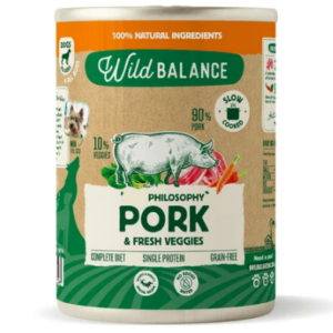Lata comida cocinada Cerdo 400g Filosofía BARF